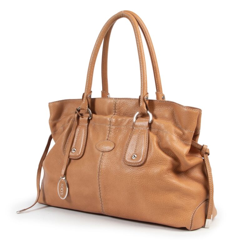 Tods Camel Top handle Labellov Buy and Sell Authentic Luxury