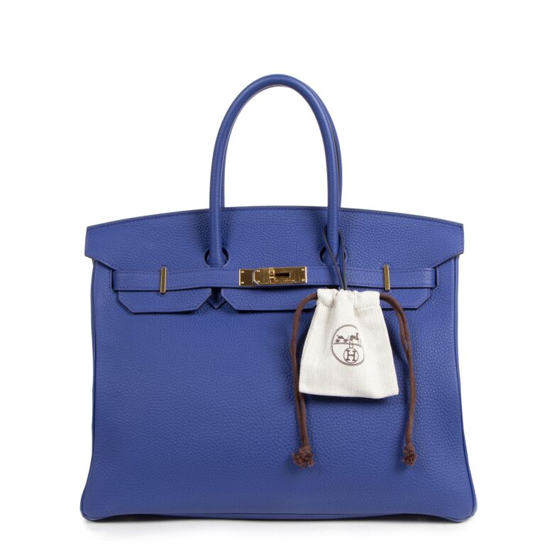 Hermes birkin 35 hotsell blue