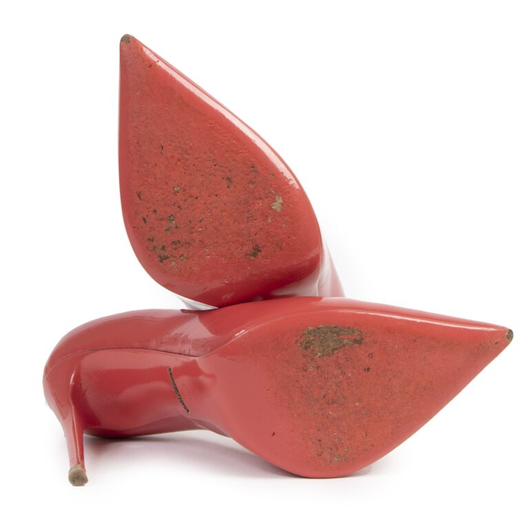 Dolce Gabbana Coral Calfskin Leather Pumps Size 37 5