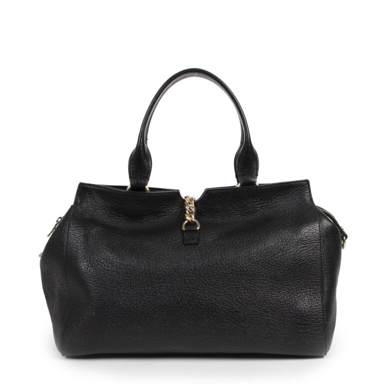 Versace hotsell black handbag