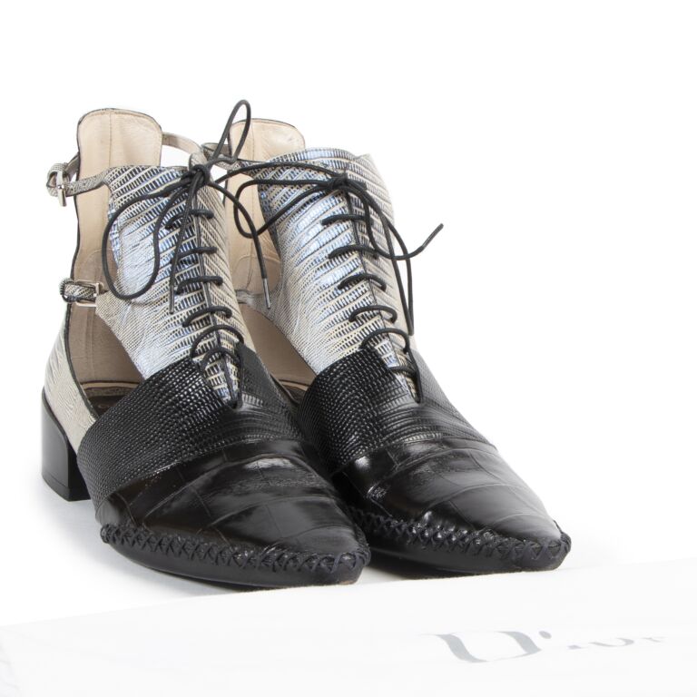 Dior lace up boots outlet