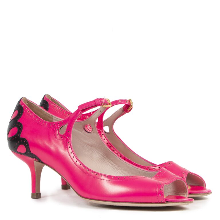 Miu miu pink heels top