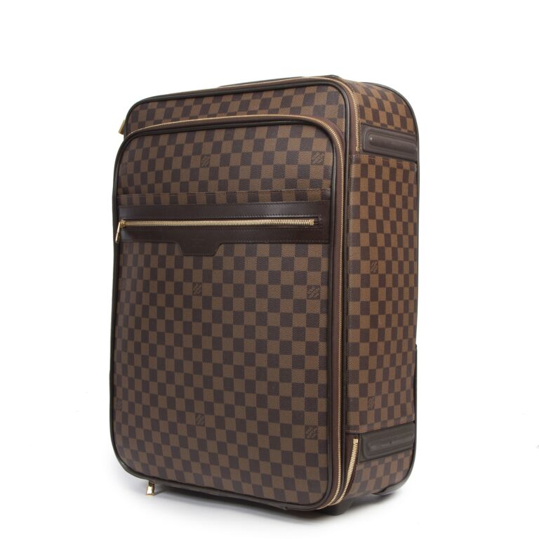 Louis Vuitton Damier Ebene Pegase Business 50 Rolling Luggage