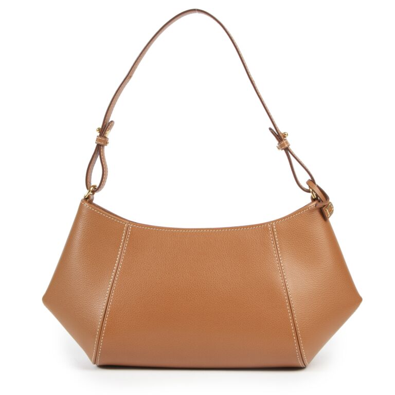 Delvaux Cognac Desir Shoulder Bag Labellov Buy and Sell Authentic Luxury