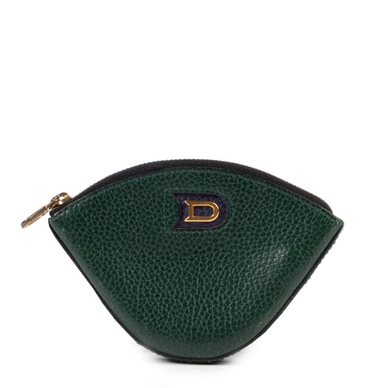 Delvaux Green Coin Wallet Labellov Buy and Sell Authentic Luxury