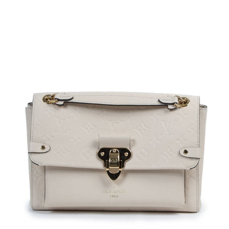 Cream louis clearance vuitton bag