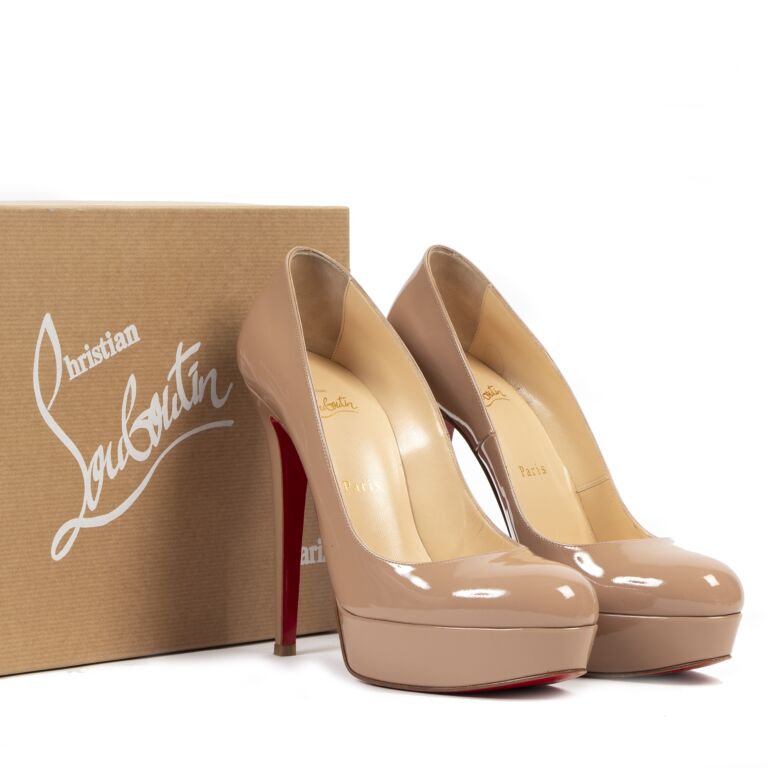 Christian Louboutin, Shoes, Christian Louboutin Bianca Heels 4mm Patent  Leather