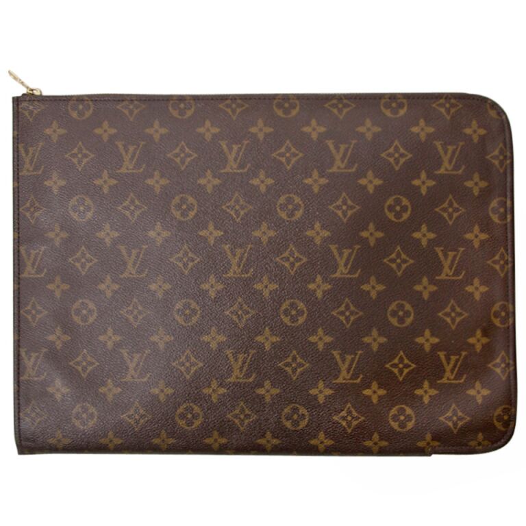 Louis Vuitton Monogram Porte Document/ Laptop Bag ○ Labellov