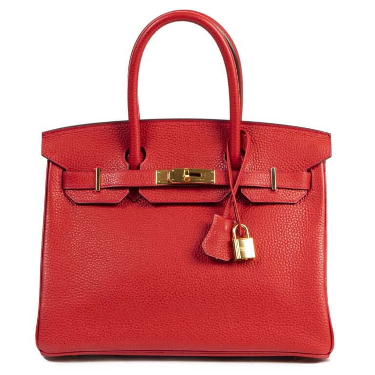 Hermes Birkin 30 Rouge Casaque Taurillon Clemence GHW ○ Labellov ○ Buy and  Sell Authentic Luxury