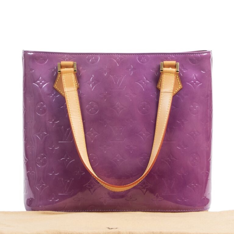 lv purple handbag