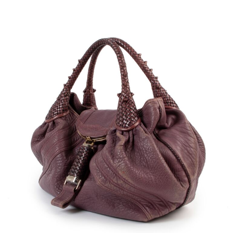 Fendi Purple Spy Handbag Labellov Buy and Sell Authentic Luxury