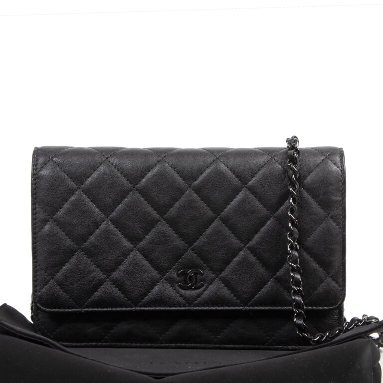 Chanel So Black Wallet On Chain ○ Labellov ○ Buy and Sell