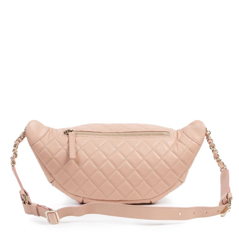 CHANEL Pink Waist-bag Mini NEW With Tags For Sale at 1stDibs