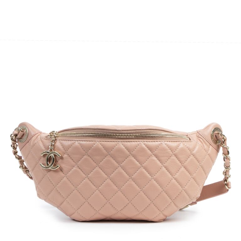 Chanel Dusty Pink Belt Bag ○ Labellov ○ Buy and Sell Authentic