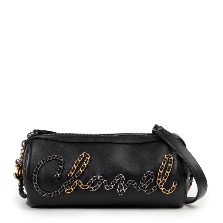 Chanel Black Chain Bowling Bag ○ Labellov ○ Buy and Sell Authentic Luxury