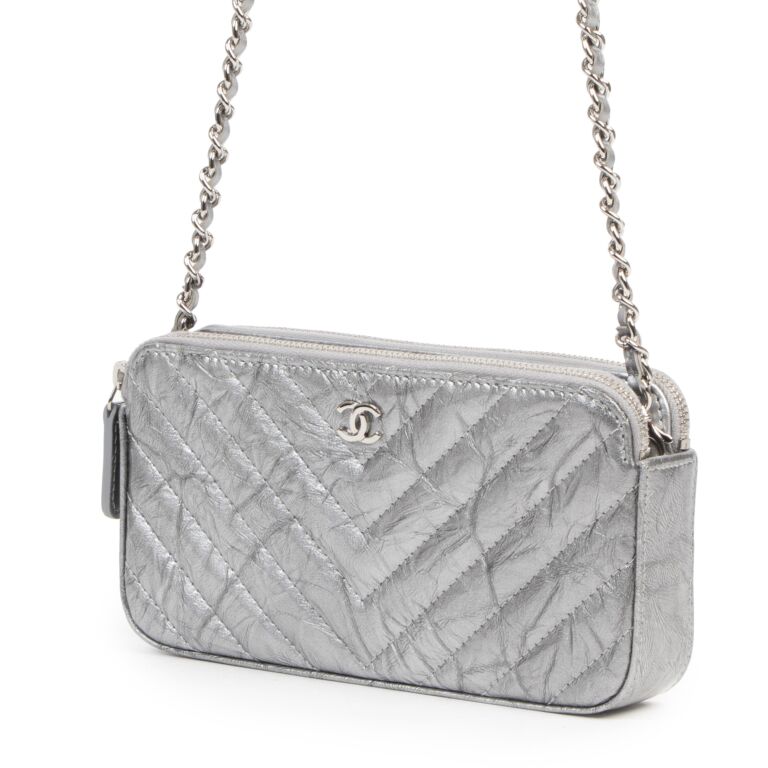Chanel Classic Double Zip Clutch on Chain – LeidiDonna Luxe