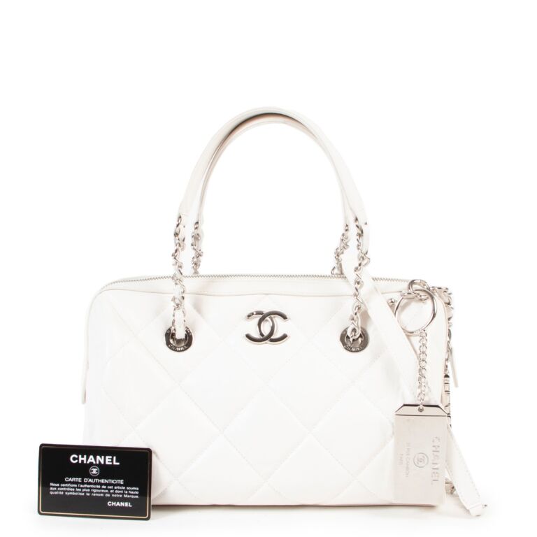 Chanel white 2025 crossbody bag