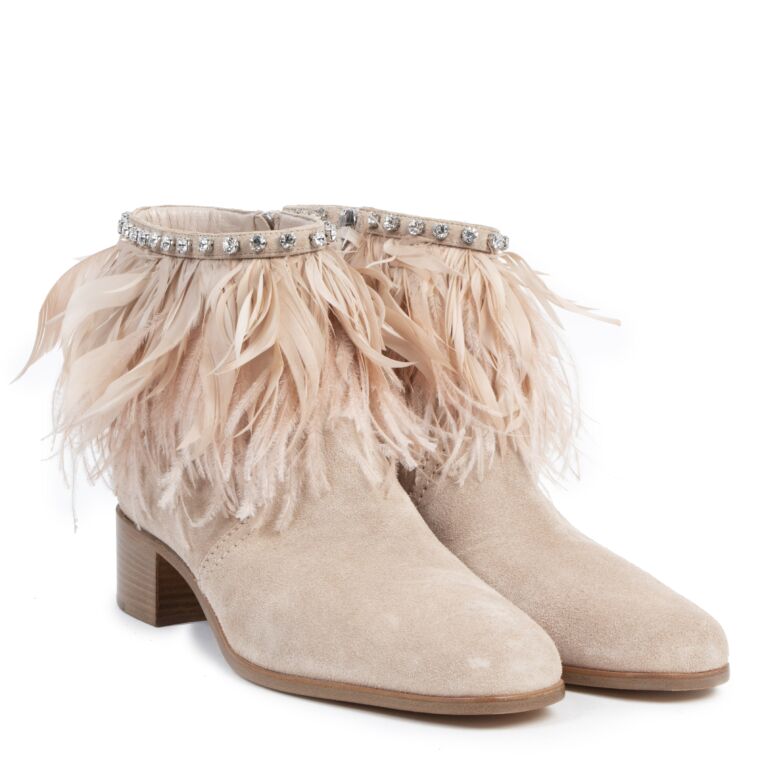 Miu miu cheap suede booties