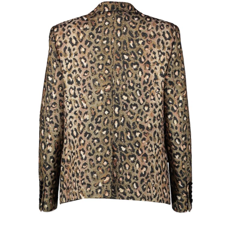 Saint Laurent Leopard Blazer - Size FR 40 ○ Labellov ○ Buy