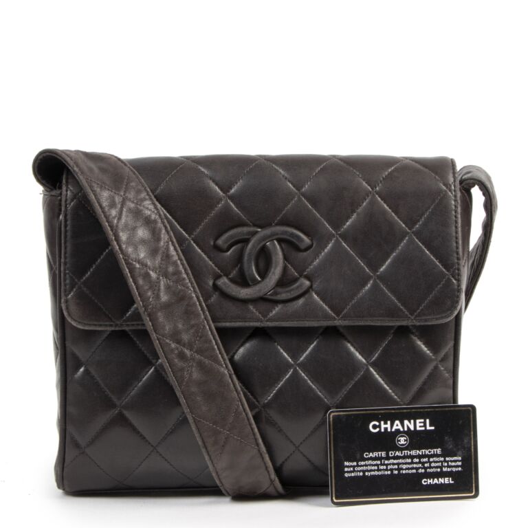 Chanel So Black Mini Classic Square Lambskin Leather Flap Bag ○ Labellov ○  Buy and Sell Authentic Luxury