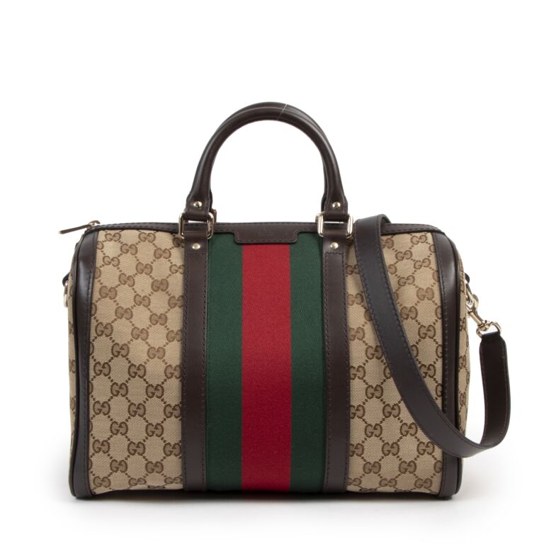 Gucci, Bags, Authentic Vintage Gucci Boston Bag