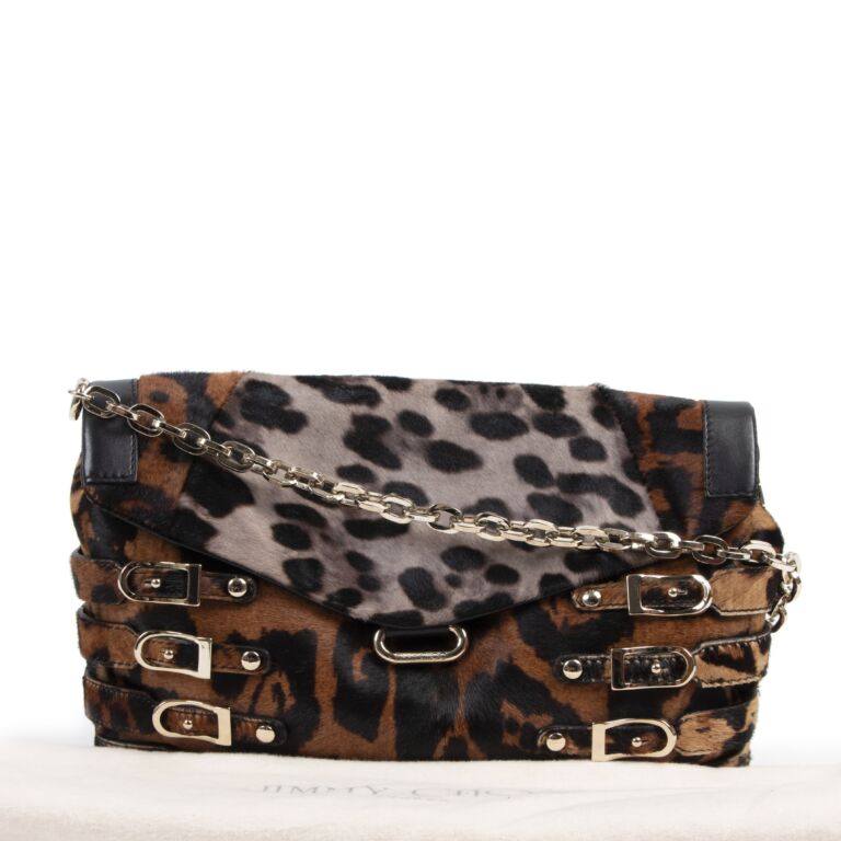 Jimmy choo leopard bag discount