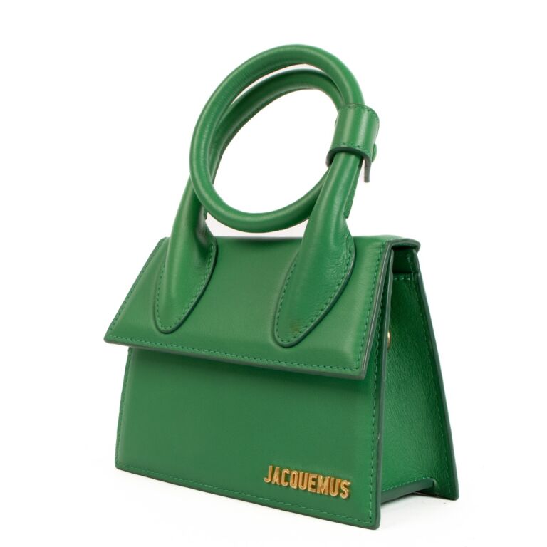 Jacquemus Green Le Chiquito Noeud Labellov Buy and Sell