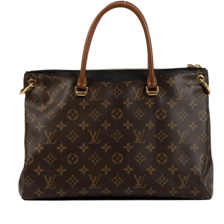 Louis Vuitton Black Monogram Canvas Pallas Bag ○ Labellov ○ Buy and Sell  Authentic Luxury