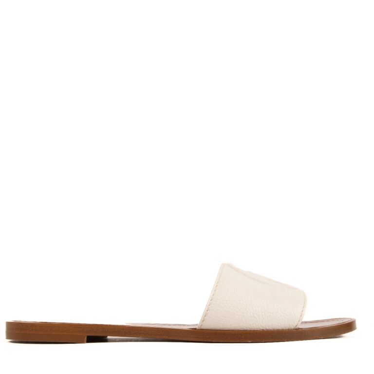 Louis Vuitton Lock it Flat Mule Sandals - ملابس تركية جملة