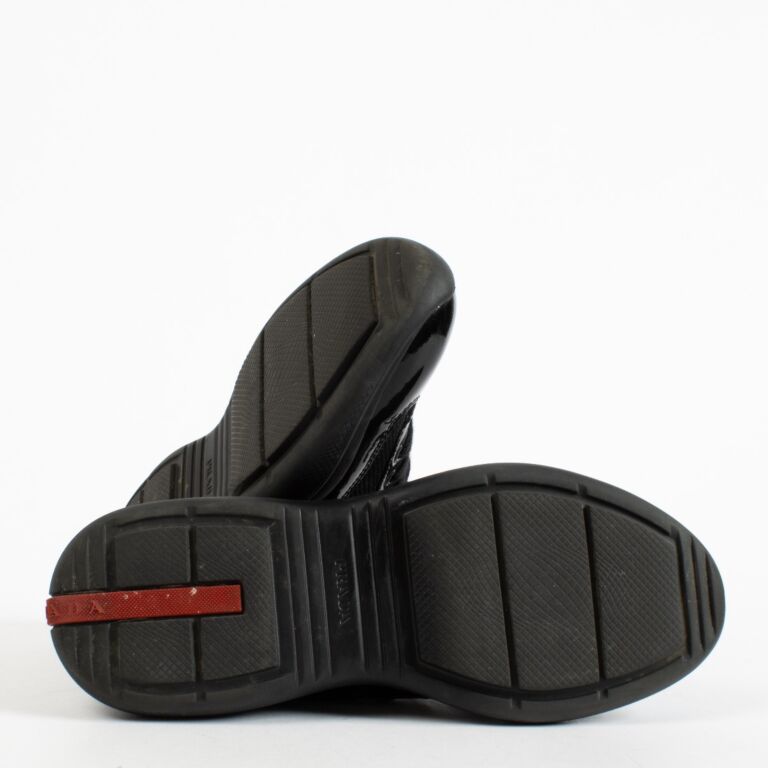 Prada Black American Cup Sneakers - Size 37 ○ Labellov ○ Buy and