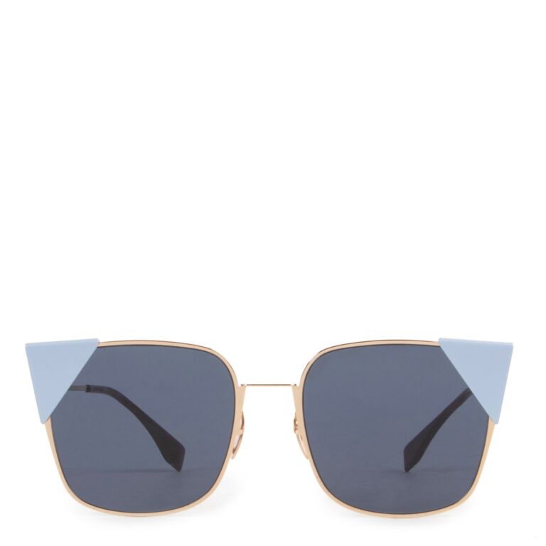 Fendi blue sunglasses hot sale