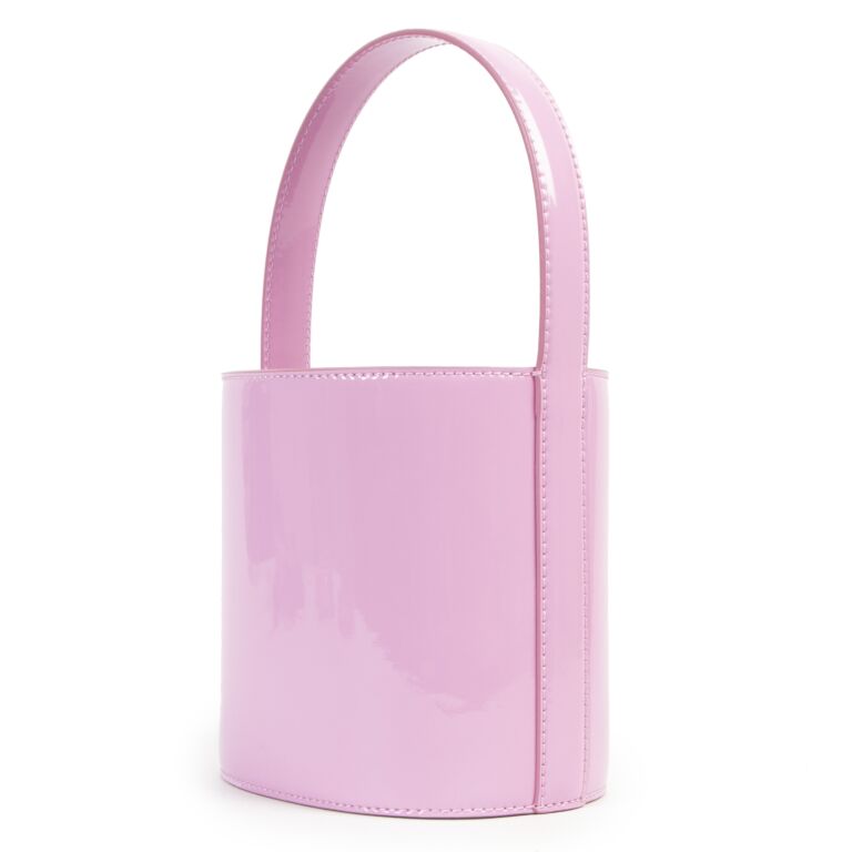 Staud Pink Icing Patent Bissett Bag Labellov Buy and Sell