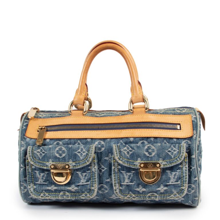 Lot - Blue Denim Louis Vuitton 'Neo Speedy' Bag