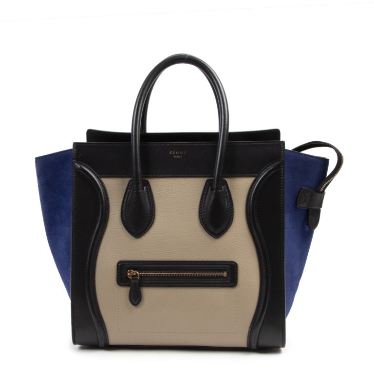 Celine luggage tricolor hotsell