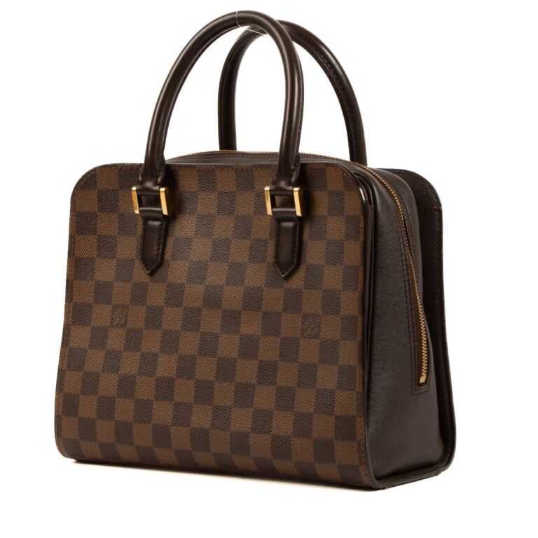 【希少】 LOUIS VUITTON Damier Ebene Brera ハンドバッグ LOUIS VUITTON Damier Ebene Brera 1686667 | FASHIONPHILE