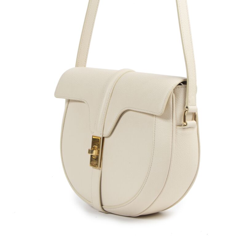 Celine Besace 16 Cream Crossbody Bag Labellov Buy and Sell