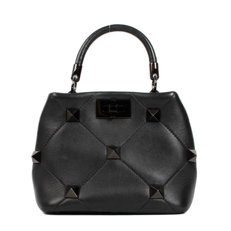 Valentino Garavani Small Roman Stud Top Handle Bag Labellov
