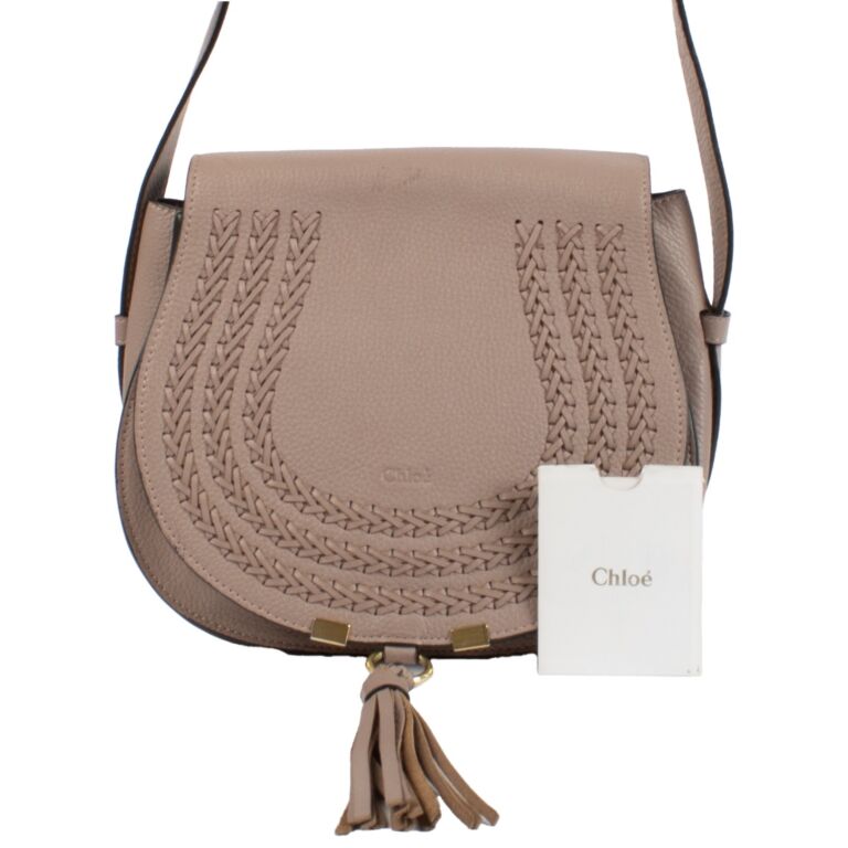 Chloe Purple Leather Marcie Small Crossbody Bag Labellov Buy and Sell Authentic Luxury