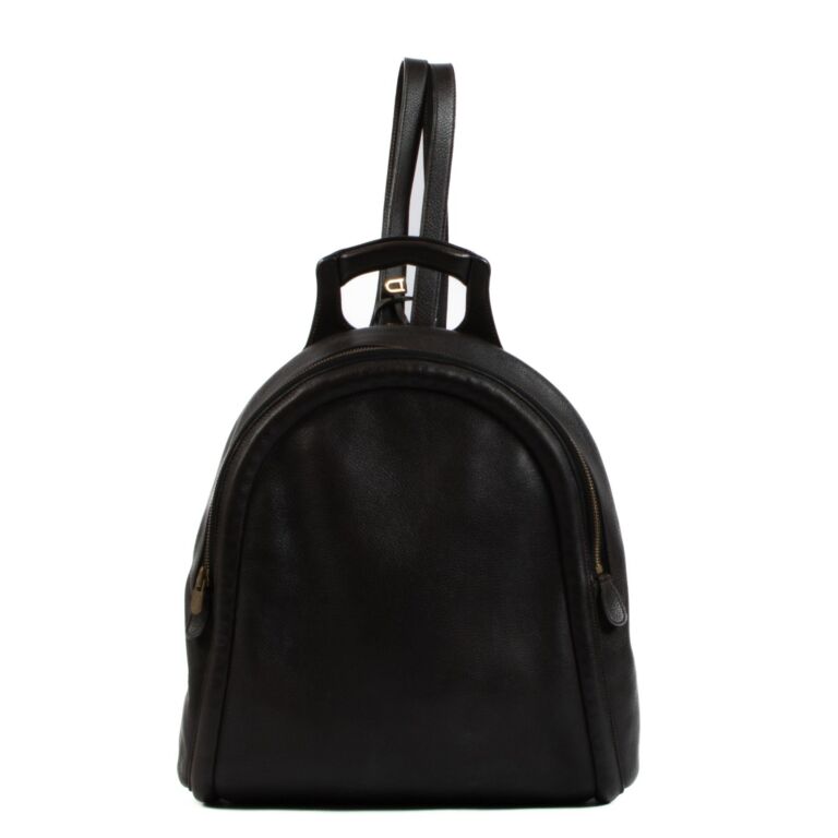 Delvaux Brown Corcocado Backpack Labellov Buy and Sell Authentic Luxury