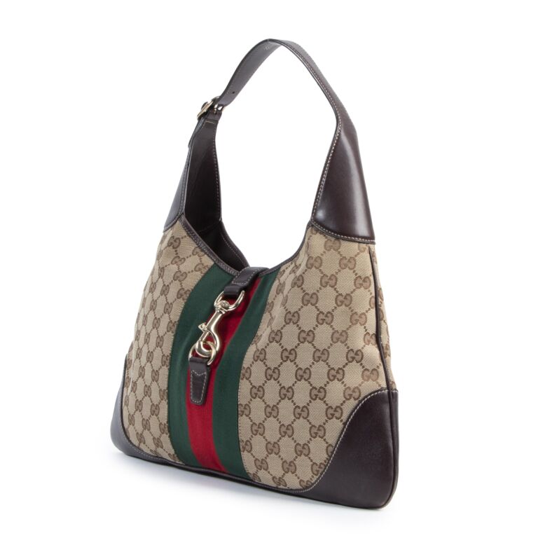 Gucci Gucci Shopper bag Jackie in monogram canvas Black Cloth ref