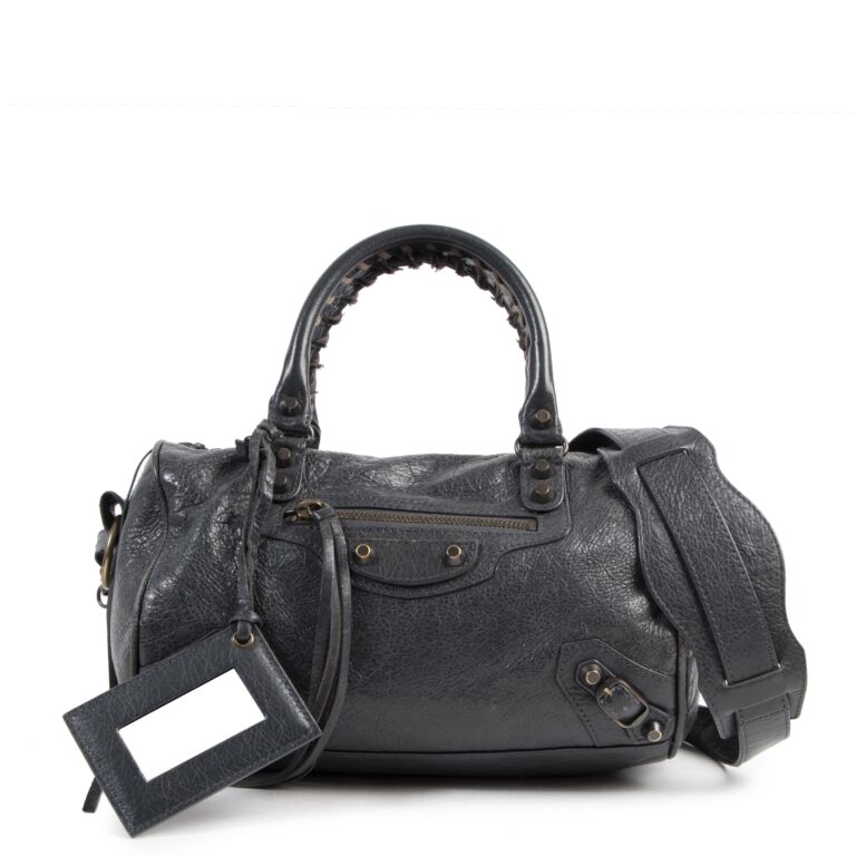 Balenciaga Grey Classic Mini Twiggy Bag ○ ○ Buy and Sell Authentic Luxury