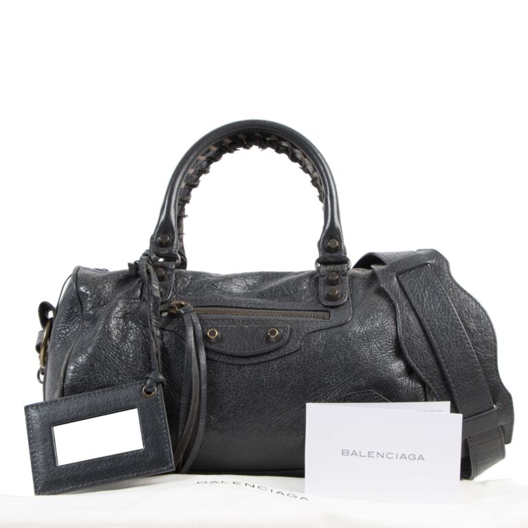 Balenciaga Grey Classic Mini Twiggy Bag ○ ○ Buy and Sell Authentic Luxury