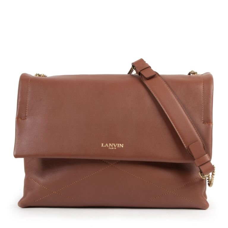 Lanvin Brown Sugar Shoulder Bag Labellov Buy and Sell