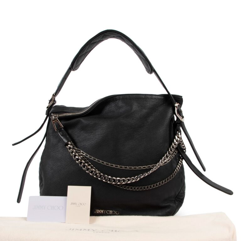 Jimmy choo discount biker chain bag