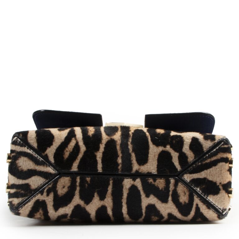 Jimmy choo leopard print bag outlet