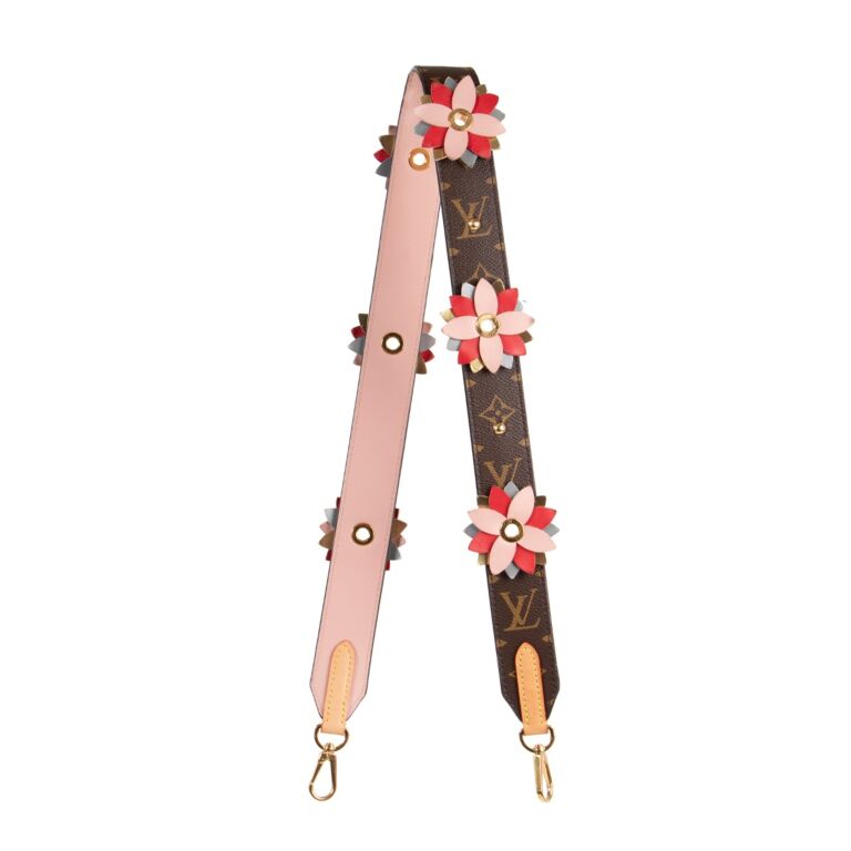 Pink louis vuitton bag discount strap