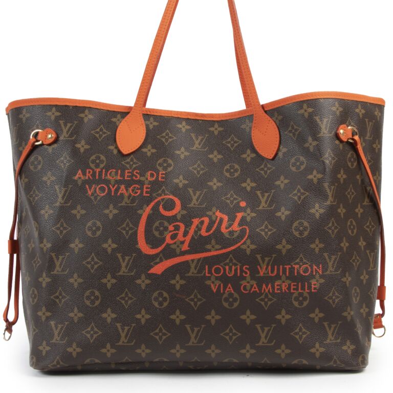 Louis Vuitton Limited Edition Neverfull Ikat Capri GM ○ Labellov