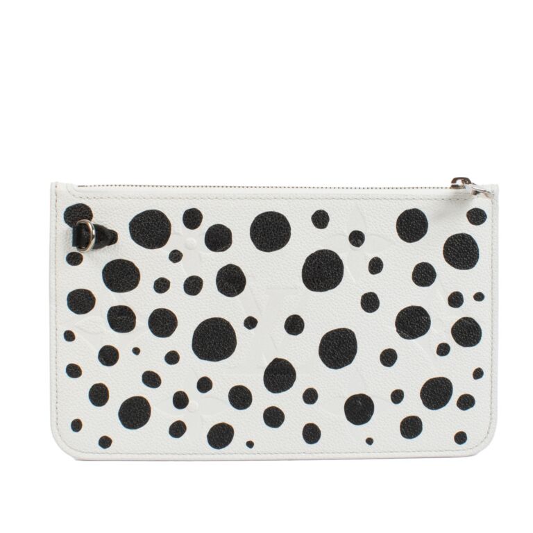 LOUIS VUITTON ロゴポーチ ホワイト/ブラック Louis Vuitton x Yayoi Kusuma White/Black Monogram Empreinte
