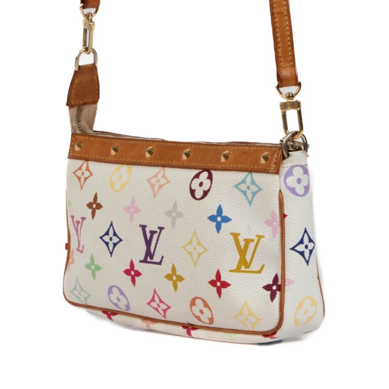 Louis Vuitton - Authenticated Pochette Accessoire Handbag - Leather Multicolour for Women, Very Good Condition