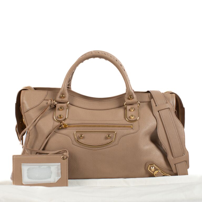 Metallic balenciaga bag online
